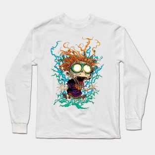 Trippy 90s cartoon Long Sleeve T-Shirt